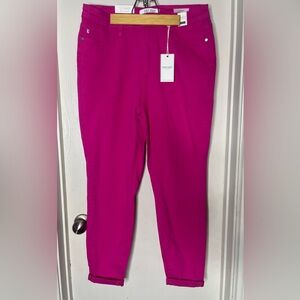 Judy Blue Neon Pink Slim Fit Jeans Size 13 31